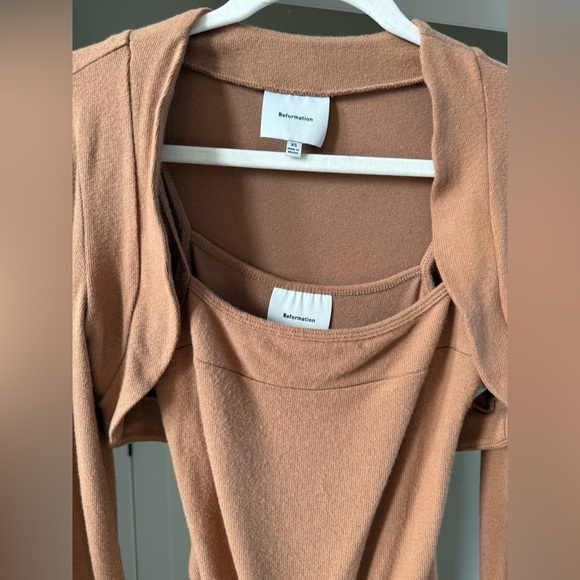 Reformation Chloe Knit Shrug & Tank Set - Size XS - Picture 7 of 7